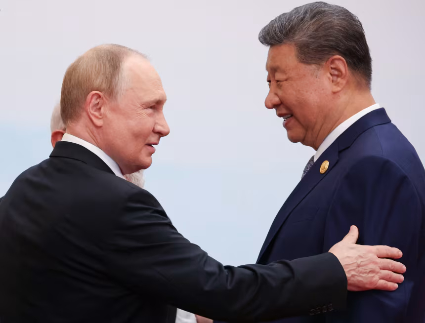Putin hails &lsquo;unprecedentedly high&rsquo; relations with China as Gazprom says it signed new gas deal