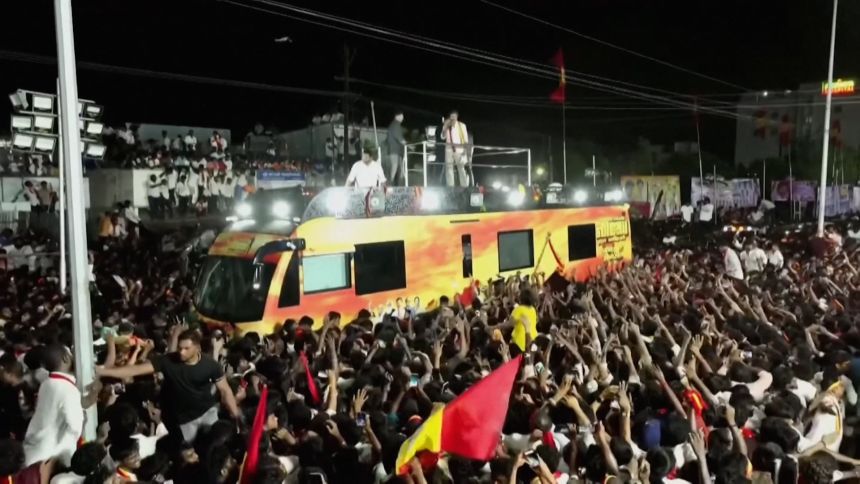 Rally for Indian actor-politician turns to tragedy as crush kills dozens