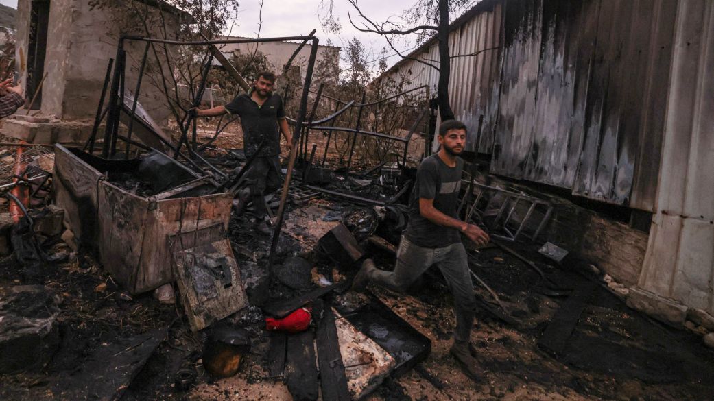Dozens of Israeli settlers launch arson attack in West Bank as attacks against Palestinians surge