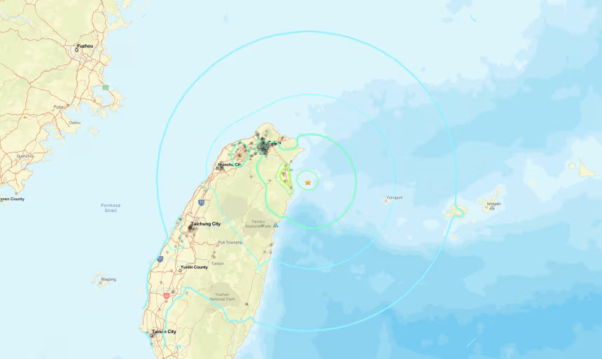 Taiwan rattled by 7.0 magnitude quake, no major damage reported