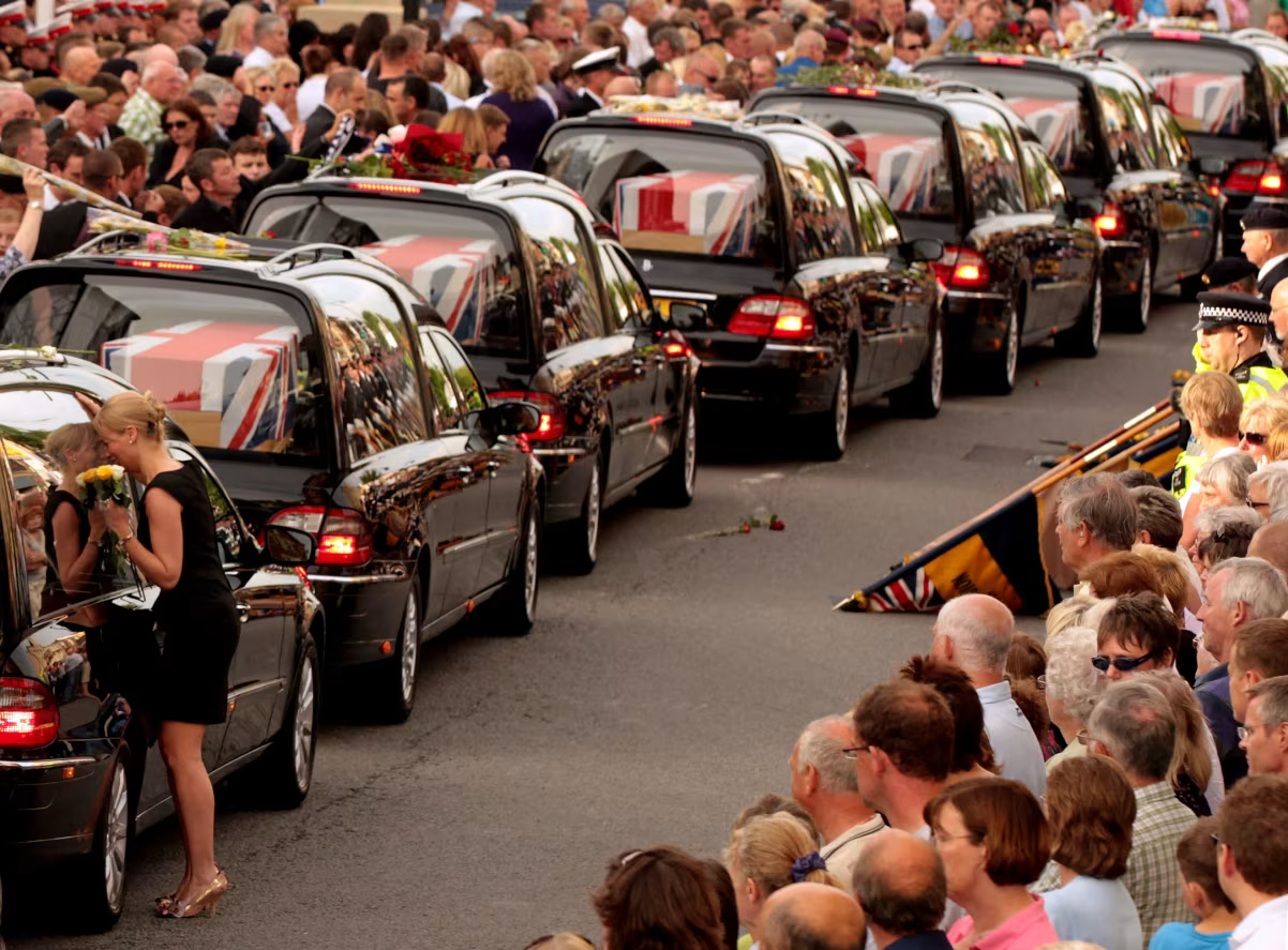 Trump praises British troops after drawing outrage at comments downplaying NATO&rsquo;s role in Afghanistan