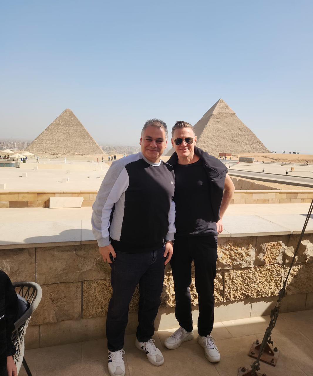 Photos: Rock star Bryan Adams conducts historic visit to Giza Pyramids following GEM performance