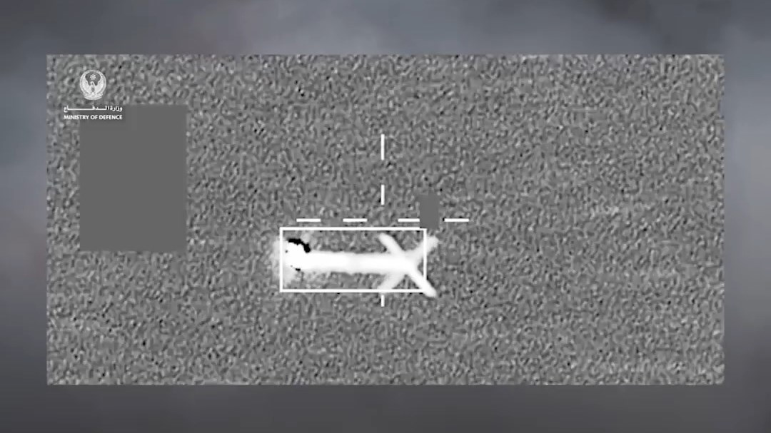 UAE air defenses intercept Iranian missile barrage