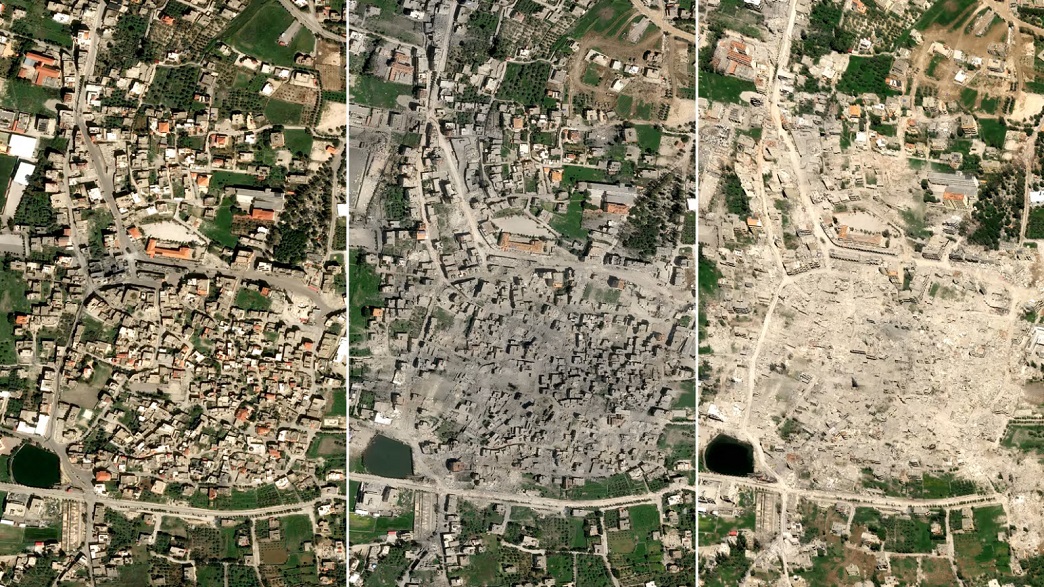 The Gaza playbook: Satellite images reveal scale of Israeli destruction in Lebanon