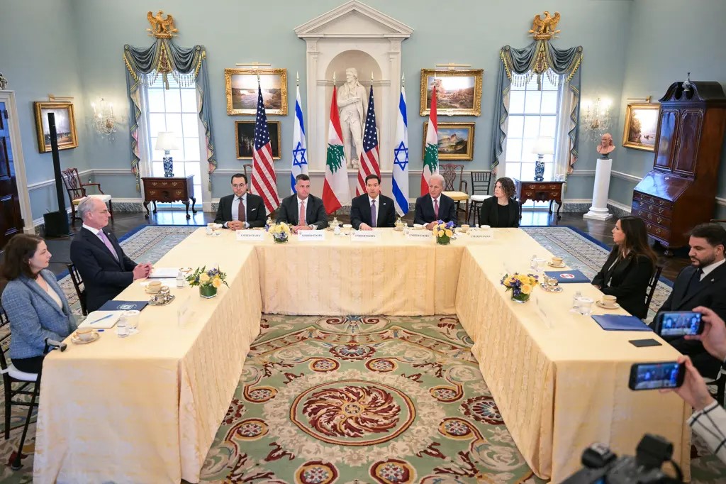 Lebanon and Israel meet in the US for the 1st time in 33 Years