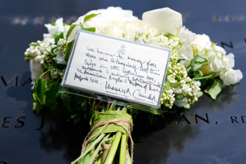 Royals leave handwritten message of &lsquo;enduring solidarity&rsquo; at New York&rsquo;s 9/11 memorial