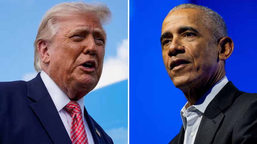 In wild late-night posting spree, Trump attacks Obama with imaginary quote and false conspiracy theories