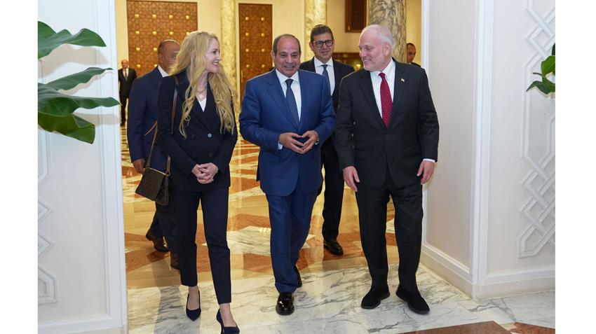 President Sisi meets delegation from Conference of Presidents of Major American Jewish Organizations