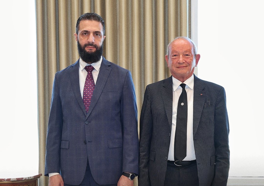 Syrian President meets with Egyptian businessman Naguib Sawiris