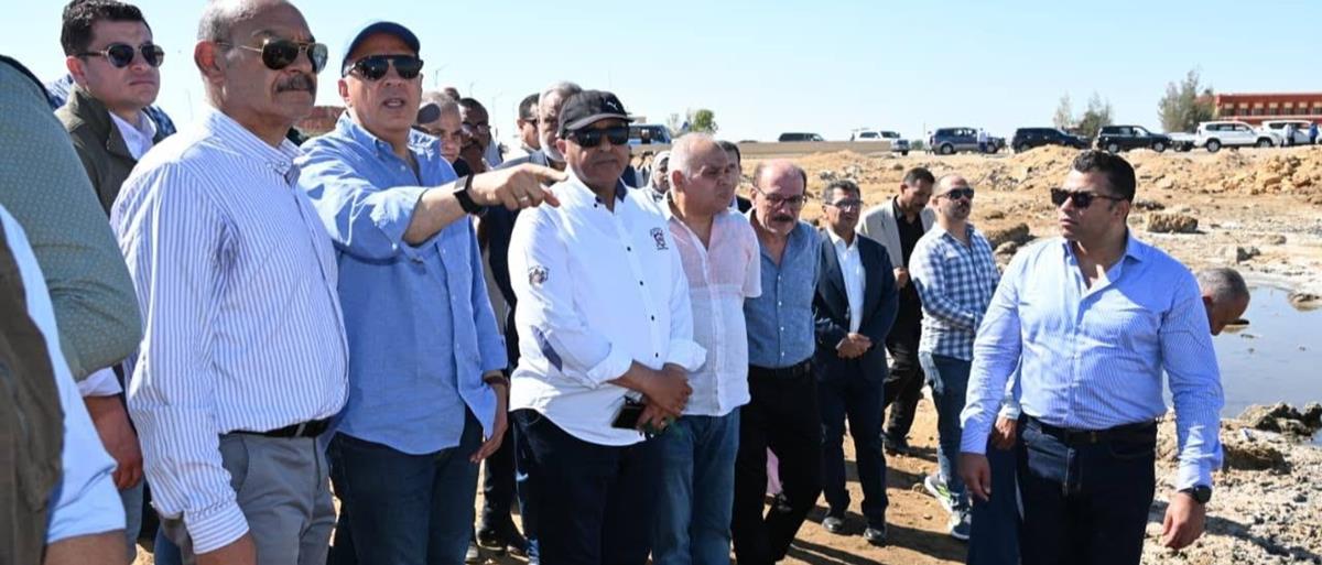 وزير الري يتفقد شبكة المياه بمحافظة السويس