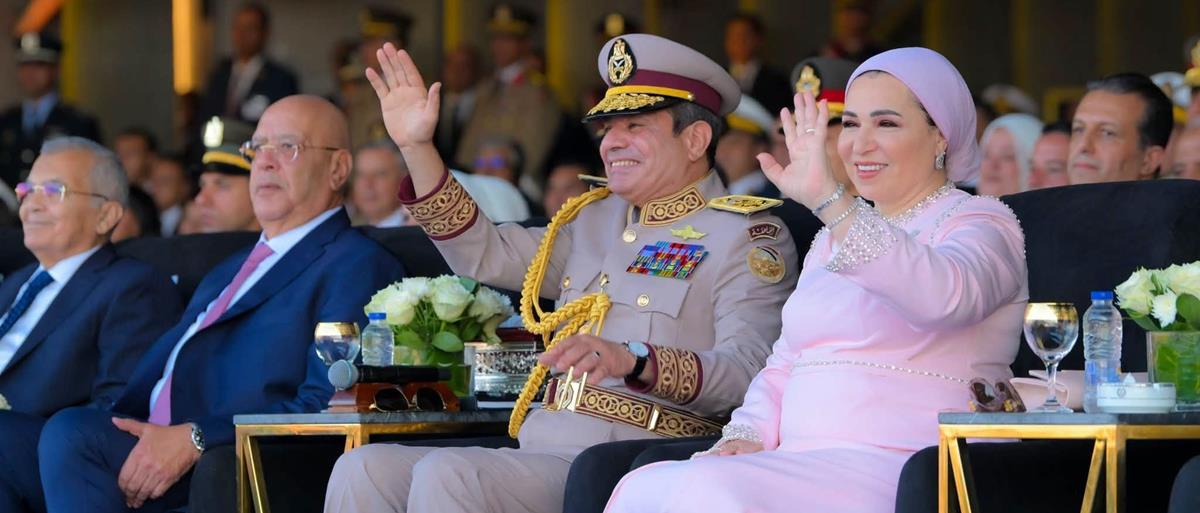 First Lady affirms Strategic Command Center prioritized Egypt’s security