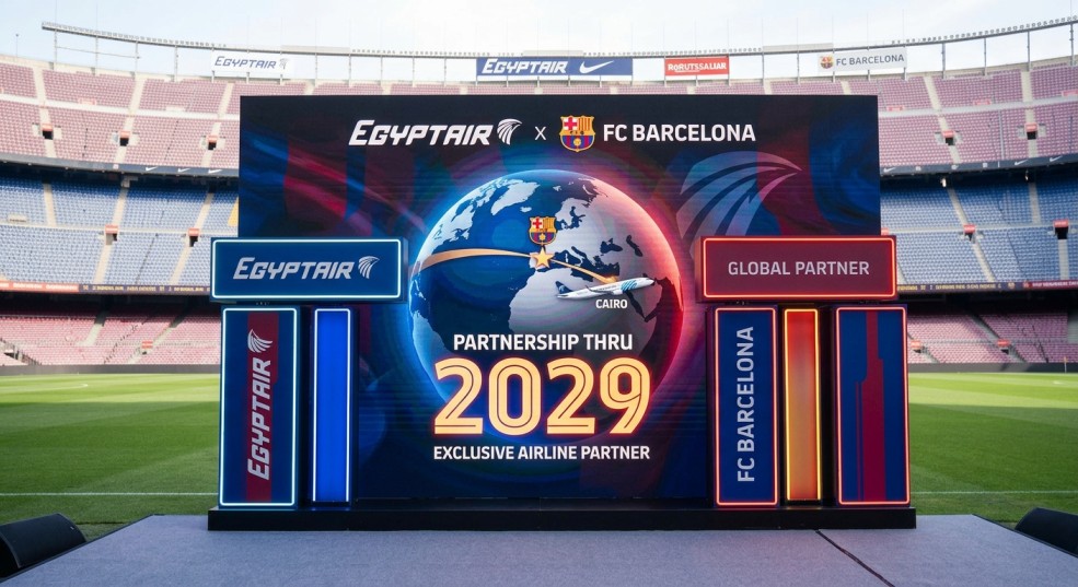 EgyptAir becomes exclusive airline partner of FC Barcelona through 2029 EgyptAir becomes exclusive airline partner of FC Barcelona through 2029