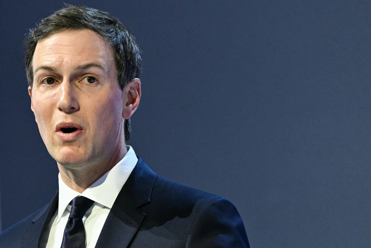 US businessman Jared Kushner speaks at the "Board of Peace" meeting during the World Economic Forum annual meeting in Davos on January 22, 2026. Mandel Ngan/AFP/Getty Images