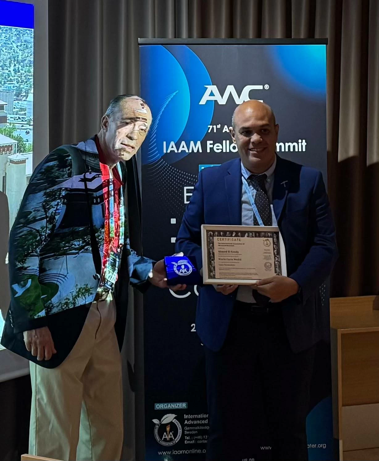 Egyptian physicist Ahmed Al-Gendy wins global Marie Curie Medal for nanotech cancer treatment