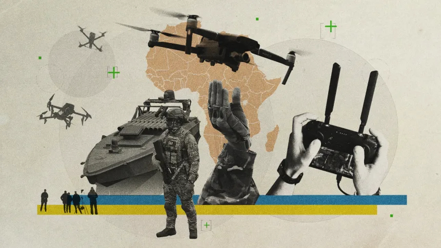 Ukraine is fighting Russia anywhere it can ??? even in the deserts of Africa