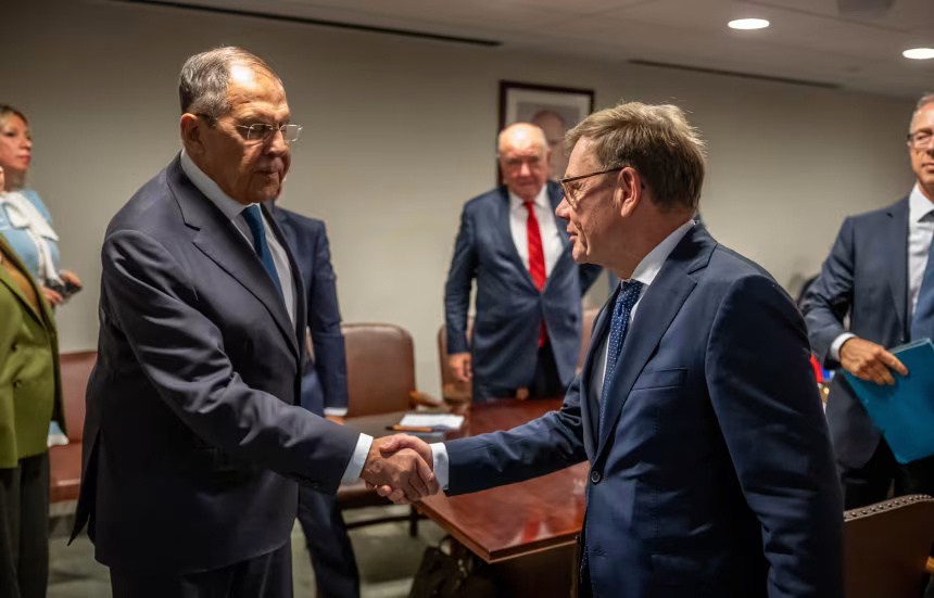 At UN, Russia and Germany’s top diplomats hold first talks since invasion of Ukraine