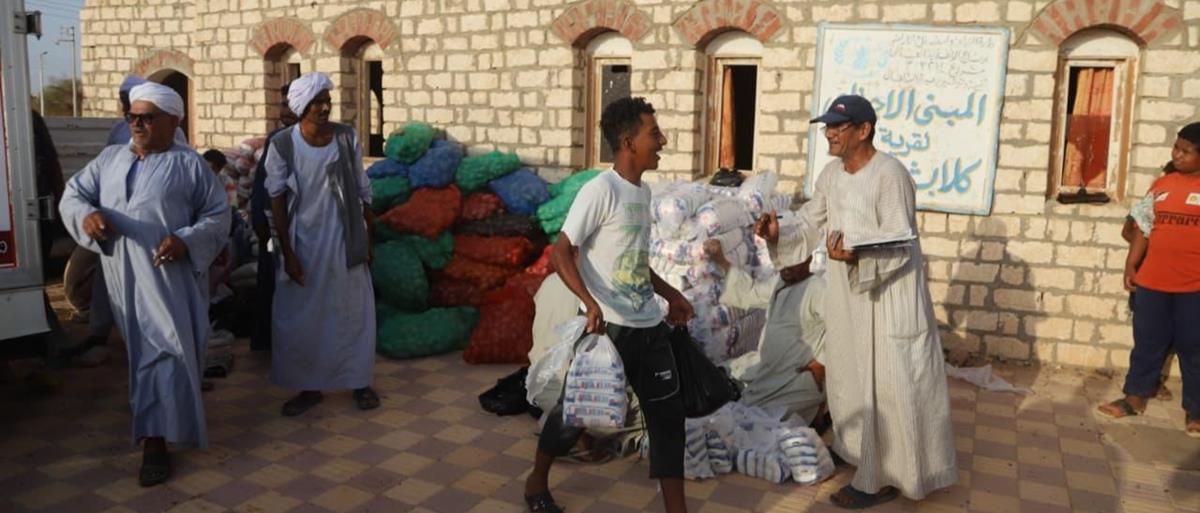 Agriculture Minister directs emergency food aid to Kalabsha village Agriculture Minister directs emergency food aid to Kalabsha village