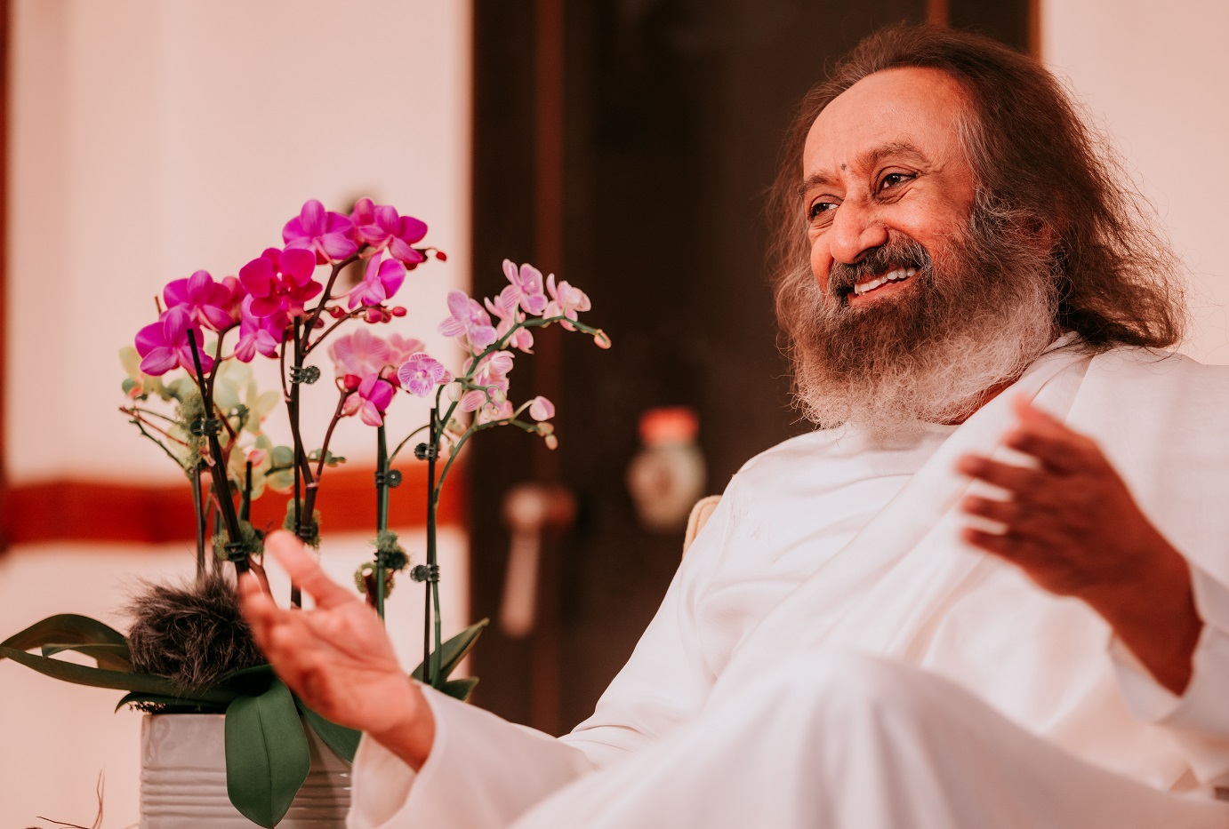 Spiritual leader Sri Sri Ravi Shankar guides meditation and cultural program across Egypt Spiritual leader Sri Sri Ravi Shankar guides meditation and cultural program across Egypt